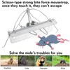 Qualirey Mole Trap Half Round Metal Mole Killer Reusable Ground