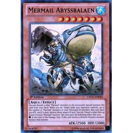 YU-GI-OH! - Mermail Abyssbalaen (LTGY-EN083) - Lord of The Tachyon Galaxy - Unlimited Edition - Ultimate Rare