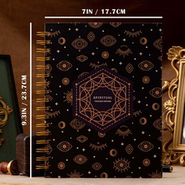 TIEFOSSI Spiral Notebook Journal - College Ruled/Line Spiral Notebook 237 x 178 mm - Spiral Notebook College Rule - Office Journal - B5 Letter Notebook for Work Study - 100gsm Thick Paper 200 Pages