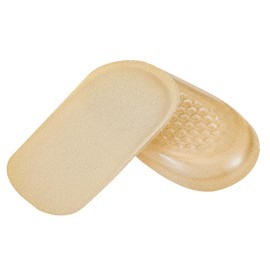 Molain Heel Lifts, 1/2 Inch Gel Height Increasing Shoe Inserts Soft Insoles for Uneven Legs Relieve Heel Pain Comfort Half Foot Insoles for Men and Women