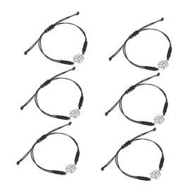 TEHAUX 6pcs Bracelets for Teenagers Stylish Boy Girl Bracelet Ornaments Decorative Volleyball Pendant for