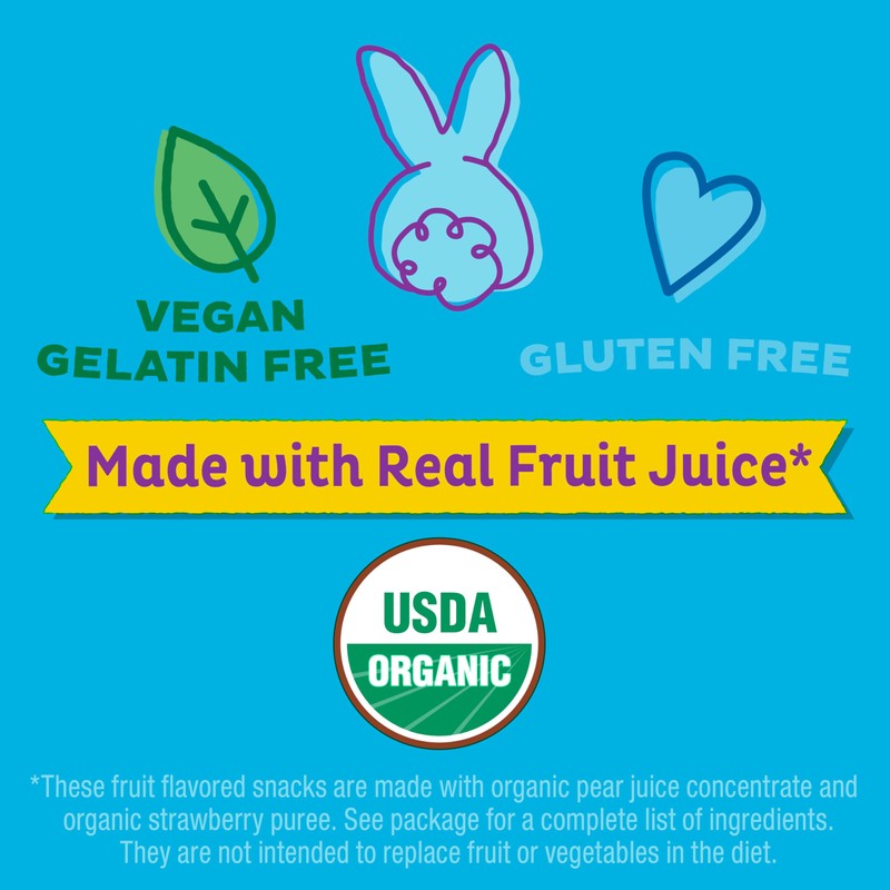 Annie's Organic Fruit Tape, Swirly Strawberry and Bendy Berry, Gluten