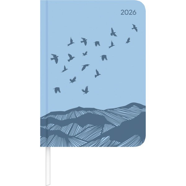 Lady Journal Deluxe Sky 2026 - Taschen-Kalender A6 (10,7x15,2 cm)