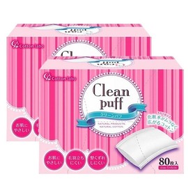 Partner_Reference Cotton Labo Clean Puff Cotton Pads 80 Sheets, 2 Boxes, 80 Pieces / 코튼라보 크린퍼프 화장솜 80매 2박스 80개입