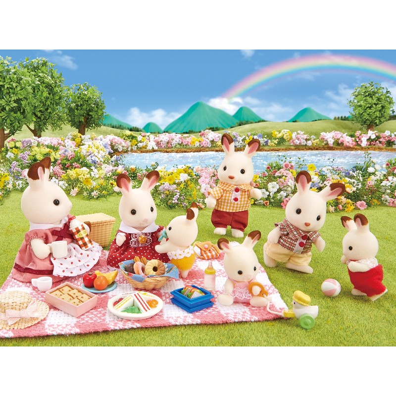 The SYLVANIAN FAMILIES Doll syokorausagifamiri- Chocolat Bunny Boy