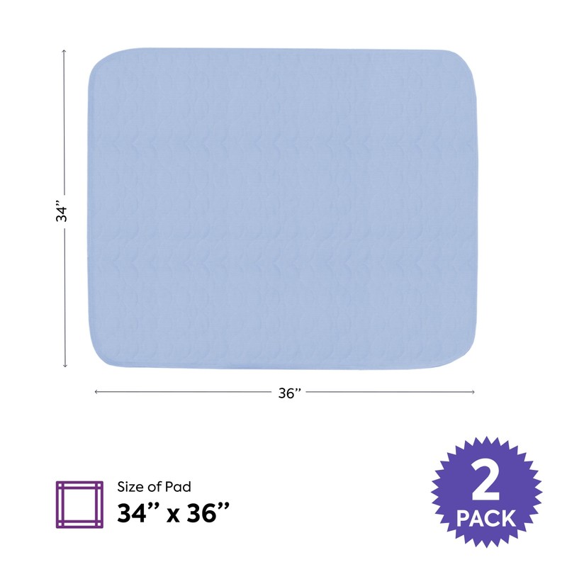 Incontinence Bed Pads Washable - Wicking Waterproof Bed Pads -
