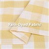 Bapawfish Yellow White Cafe Kitchen Curtains 45 Inches Length, Buffalo