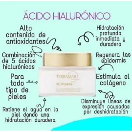 Gel Facial Hidratante Con Acido Hialuronicos Terramar