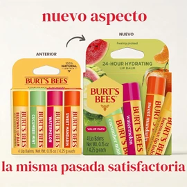 Burt's Bees Kit Freshly Picked Lip Balm 4 unidades