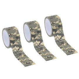 PATIKIL Camouflage Tape 2" x 5.5 Yards, 3 Pack Self Adhesive Protective Camo Tape Wrap Waterproof Bandage for Outdoor Hunting Camping, Digital