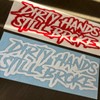 Dirty Hands Still Broke decal - Color: Gold