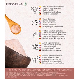 FRISAFRAN Himalayan Salt Fine 200 g Pink Crystal Salt Rock Salt Fine Himalaya Salt Rock Salt Natural Fine Himalayas Rose Salt Fine Himalayas Pink Salt Fine Himalayas Rose Salt Coarse Salt for Salt