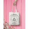 VAMSII Libra Tote Bag - Cosmetic Tote Bag - White