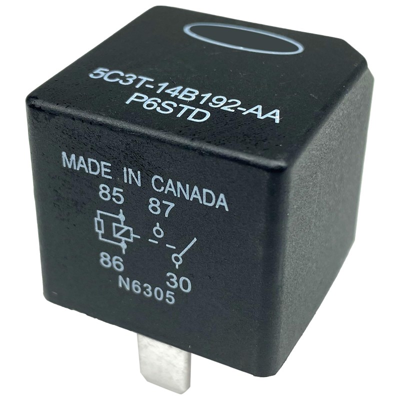 2-Pack 5C3T-14B192-AA Relay – 40A 12VDC 4-Pin SPST Automotive Relay