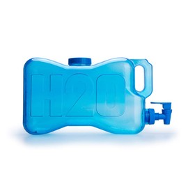 balvi - H2O Wasserflasche aus PET-Kunststoff, mit einem Fassungsvermögen von 5,5 l.