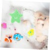 Ultechnovo 6piezas Esponjas Baño Forma Estrella Niño Niña Limpieza Suaves