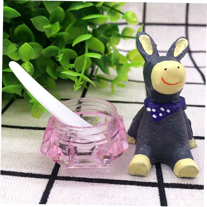 Healeved 40pcs Makeup Spatulas Spoons Transparent Facial Cream Mask Applicators