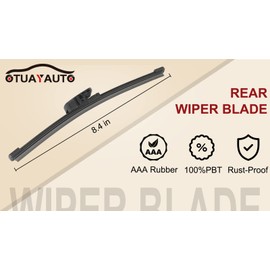 OTUAYAUTO 2 Pieces of 14" Rear Windshield Wiper Blades - Replacement for Mazda CX-5 2013-2023, CX-9 2007-2022, Hyundai Tucson 16-22, Santa Fe 07-12, Jeep Cherokee 14-22, Scion XB, Back Window Wiper