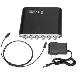 AY42A 2.0 DTS 5.1 Metal Audio Decoder Analog SPDIF Coaxial for RCA DTS AC3 Audio Decoder