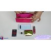 UShopUK Fuchsia Pink Medium Satin Clutch Bag Wedding Prom Wedding