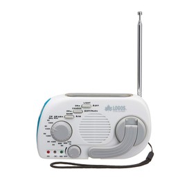 LOGOS 74175021 3 Power Crank Solar Radio Light (Smartphone Charging)
