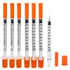 Jotia 30Pcs 1ml/cc Syringe with 30Gx8mm, Lab Syringes, Plastic Syringes