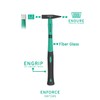 Fine locksmith's Hammer 100 Grams with 2K fibreglass Handle from
