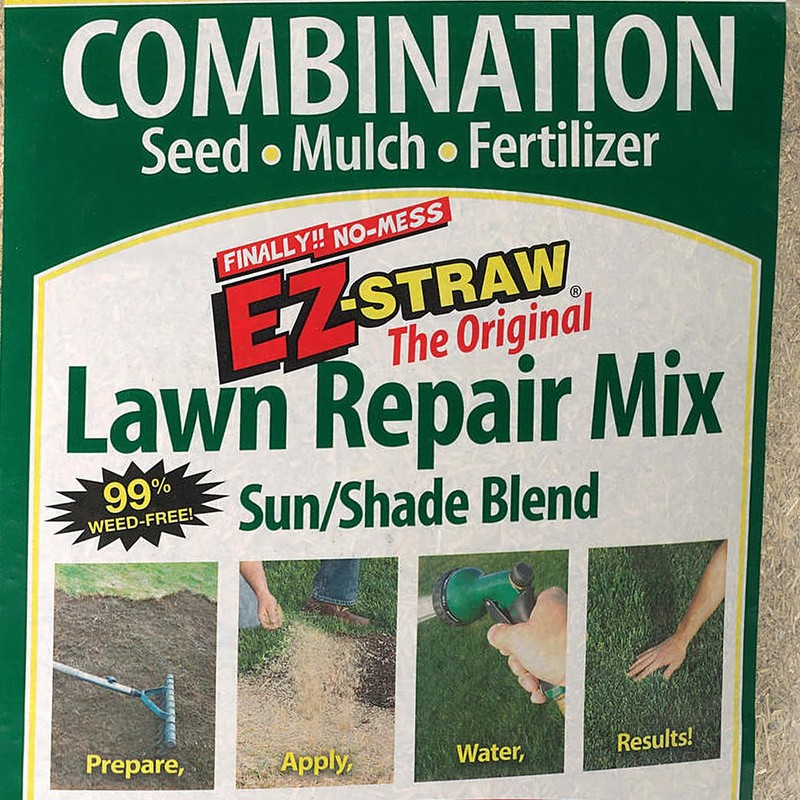 EZ Straw Lawn Repair Mix – Sun/Shade Blend – Combination