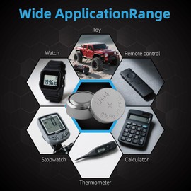 Soyasi 15 Pack LR44 Batteries, L1154F AG13 357 303 SR44 A76 Premium Alkaline Battery 1.5V Button Coin Cell Battery for Watch Batteries