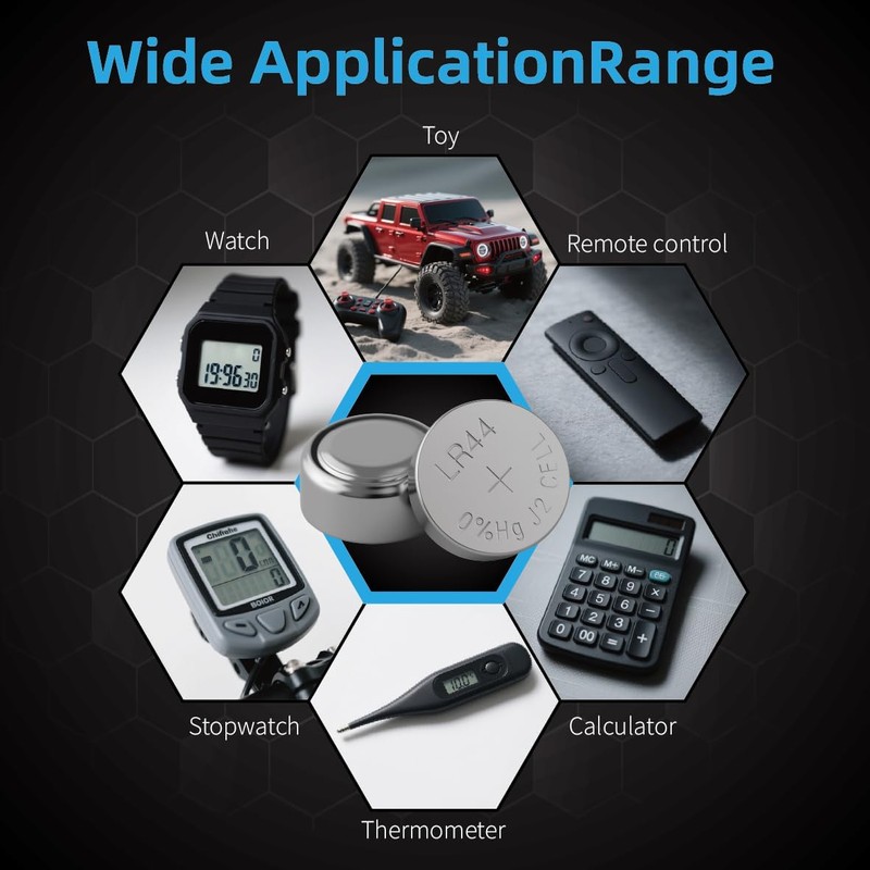 Soyasi 15 Pack LR44 Batteries, L1154F AG13 357 303 SR44