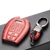 Vitodeco Genuine Leather Smart Key Fob Case Cover Protector with