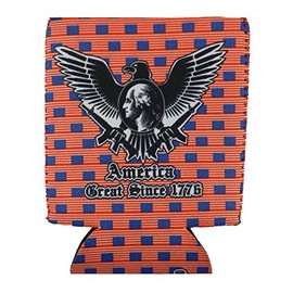 FancyPants FunTime Can Insulated Can Cooler (Size - 12 oz.) (1, America Coolie)