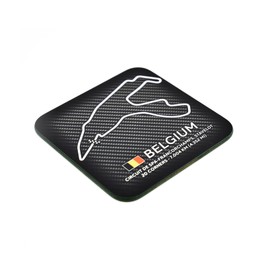 Generic Belgium Circuit de Spa-Francorchamps Coaster - Racing Grand Prix Tracks - Formula - Moto - GP - Mats - By Legacy Legends