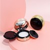 Mini Empty Cushion Compact Case for Foundation Case Black Gold 2ea