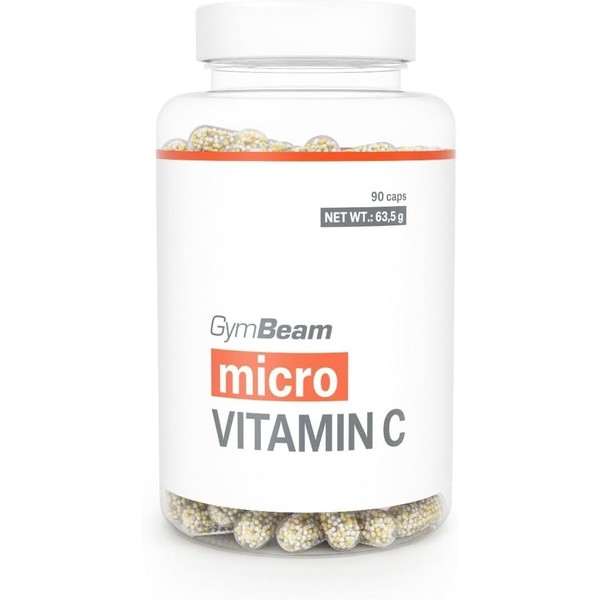 GymBeam Micro Vitamin C Capsules - Microencapsulated Prolonged Capsules with