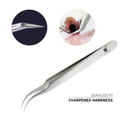 NatureAqua Tick Remover Tools for Dogs C NatureAqua Professional Stainless Steel Tick Remover for Humans, Cats & Dogs, Complete Tool Kit with Tweezers, Shovel & Storage Box