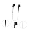 Baluue 3sets Double-ended Eyelash Brush and Eyebrow Comb Brushes Makeup