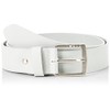 MGM Women's Basic Rhinestone Belt, White (White 07)