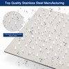 NearMoon Rain Shower Head With Shower Arm, Ceiling Mount Square