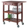 Winsome Wood Jonathan Kitchen Walnut