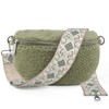 ARTVALL - Shoulder Bag Teddy Fabric Bag Handbag Plush Bag