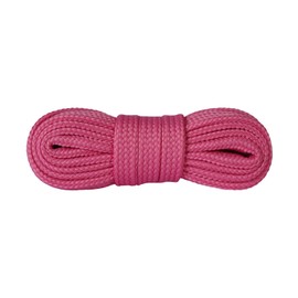 Kaps Sneakers Laces, quality durable shoe laces for casual footwear, made in Europe, 1 pair, many colours and lengths (120 cm - 47 inch - 7 to 9 eyelet pairs - dark pink)