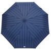 Champion CHM20MN58 Mini Folding Umbrella, Navy, Striped Pattern, 58 x