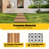 LIYUANJUN 36Pcs Deck Tiles, 12''x12'' Wood Flooring Tile DIY Hardwood