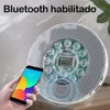 Byttlerom Protable Bluetooth CD Player Transparent Speaker Music with LCD
