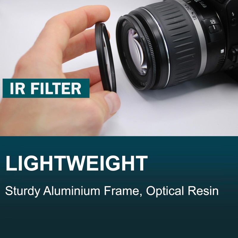 MaD Camera - 77mm R72 IR Infrared Filter - 720nm