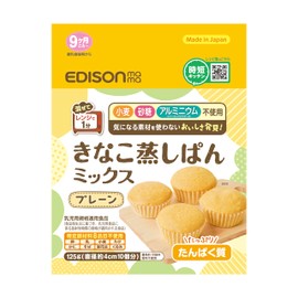 Edison Mama Soybean Steamed Bread Mix, 4.4 oz (125 g), 9 Months and Up, No Wheat, Eggs, Milk, Made with Nursing Milk