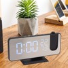 FM Radio LED Digital Smart Alarm Clock LED Digital Projection