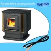 lrnyso Granular furnace Control Board Heat Sensor Stove Thermistor Granular