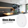 Glass Break Detector, High Sensitivity Alarm Sensor, Round DC 9-16V,